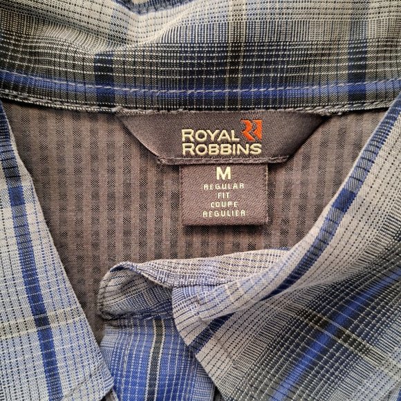 ROYAL ROBBINS SHIRT Sz MEDIUM modal SUBLIME & SOFT PLAID GORPCORE COTTAGECORE - Picture 8 of 11